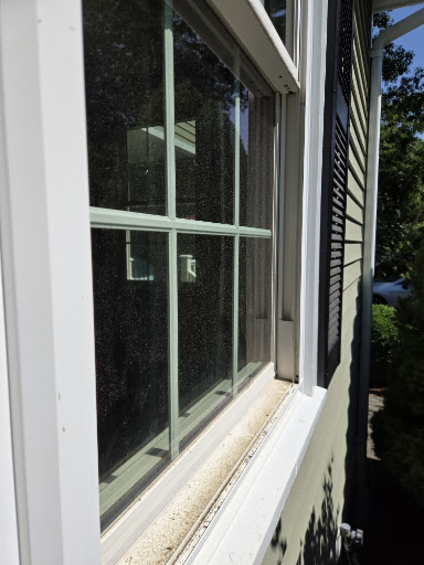 Window before cleaning